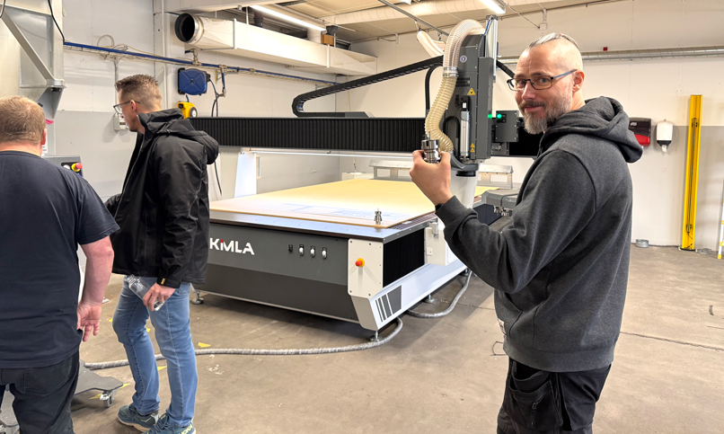 Kimla BPF på plats hos Opido Plast